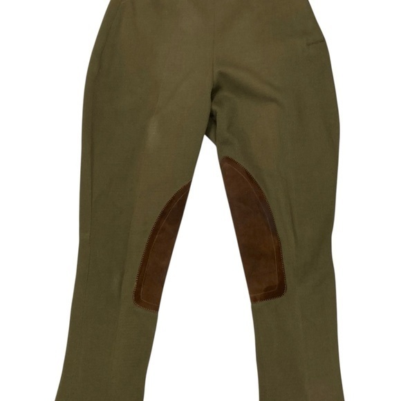Real Sport Vintage Bootcut Jodhpurs Pants S Hi Waist Leather Patch Horse Riding - Picture 2 of 16